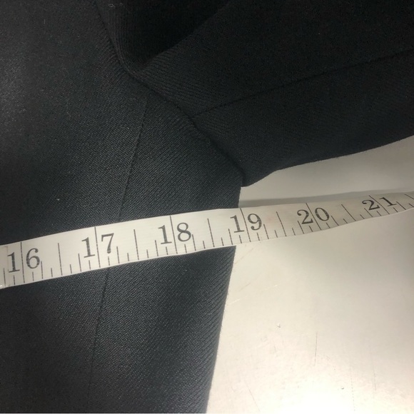 Vintage Proportion Petites Wool & Leather Blazer, size 6P - Picture 11 of 13